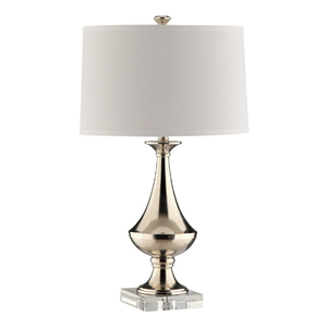 Lampe de table en métal doré avec abat-jour blanc pour la décoration de la chambre à coucher, lampes de table faites à la main en solde - Product Image 3