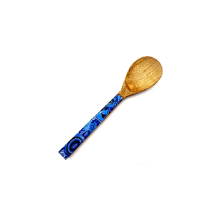 Las Cucharas de Madera Hechas a Mano Más Populares con Mangos Impresos en Esmalte para Cocina Doméstica/Restaurantes y Hoteles - Product Image 1