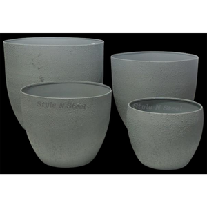 Jardinière en fer avec revêtement en poudre, durable, multi-usages, pour intérieur, avec drainage - Product Image 2