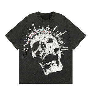 Camiseta con Diseño Personalizado para Hombre y Mujer, Manga Corta, 100% Algodón, Transpirable, Ecológica, de Alta Calidad, Marca Privada, Fabricante OEM - Product Image 1