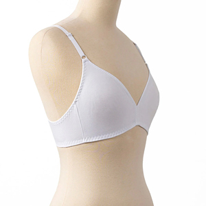Soutien-gorge sans armatures en coton doux à prix d'usine, bonnet fin fixe, couvrance totale, soutien-gorge 3D liftant, grande taille pour un confort quotidien - Product Image 3