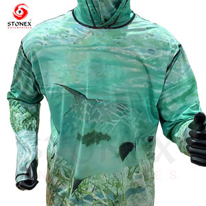 Sweat à capuche de pêche en plein air anti-UV léger, personnalisable OEM, prix de gros avec le meilleur design - Product Image 3
