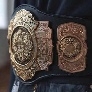 Cinturones de Campeonato, Cinturón de Campeonato Mundial de Peso Pesado, Cinturón Dorado para Boxeo y Artes Marciales, Cinturón de Kickboxing - Product Image 5