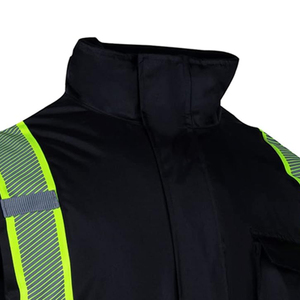 <b>Waterproof</b> Breathable Polyester Fabric <b>Work</b> Wear Utility Jacket for Construction High Visibility Reflective Jackets - Product Image 6