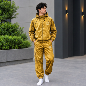 Men Elastic Cuff Windbreaker Jacket Lightweight Outdoor Shell Custom Made for Private Label Fashion Collections - Product Image 6