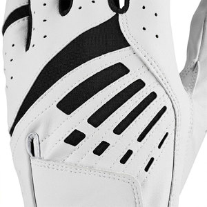 Gants de golf en cuir véritable de qualité supérieure, respirants, antidérapants, à doigts complets, avec sangle de poignet réglable et fermeture auto-agrippante, numériques - Product Image 6