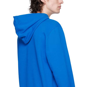 Sweat à capuche entièrement zippé avec impression en relief personnalisée, unisexe, coupe oversize, couleur unie, pull décontracté en polaire pour l'automne - Product Image 6