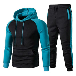 Chándal para hombre de manga larga con diseño de sudadera con capucha y cordón ajustable, tela transpirable, logotipo personalizado e impresión. - Product Image 3