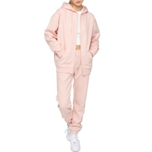 Customizable OEM ODM Hooded Winter Zipper Oversized Tracksuit-High Quality and Stylish-for Team Uniforms and Branding Cotton - Product Image 5