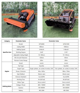 Falciatrice Agricola a Catena Personalizzata MTSK1000 con Larghezza di Taglio 1000mm, Ibrida Benzina-Elettrica, Telecomandata, Cingolata <span class=keywords><strong>per</strong></span> Fattoria - Product Image 5