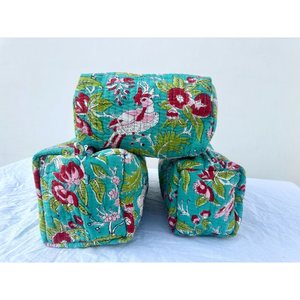 Caja de Joyería Bohemia Premium de Algodón, Ligera, con Estampado a Mano, para Viajes, Almacenamiento en Sala de Estar y Uso en Exteriores, de un Solo Nivel - Product Image 2