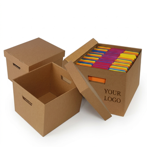 Tuck-Top <b>Flat</b>-<b>Packed</b> Paper <b>Boxes</b> Custom Printed Packaging for E-commerce Retail Shipping Gift Products and Wholesale Business Ne - Product Image 2