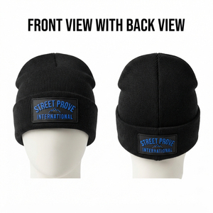 Gorro de Punto Acrílico Premium de 120 GSM con Puño Acanalado, Logotipo Personalizado con Transferencia Térmica Digital de Diamantes de Imitación, Gorro de Invierno Marrón Suave y Ajustable - Product Image 2