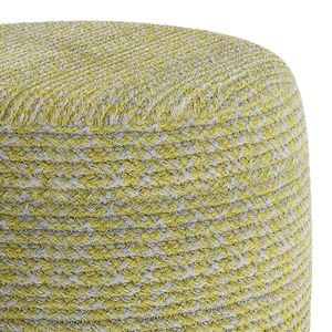 Pouf e Sgabelli Intrecciati Rotondi Giallo Naturale/Opaco Bayley - Categoria Prodotti - Product Image 4