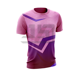 Mens T-Shirts in Different Colors Sizes Patterns-Spandex/Polyester <b>Tie</b>-Dye Printed Short Sleeve Regular Fit - Product Image 4
