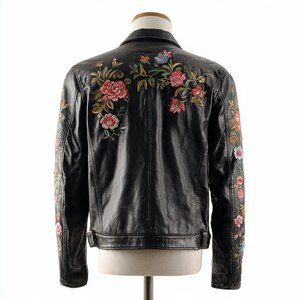 Veste en cuir de haute qualité, très élégante et stylée - Product Image 2