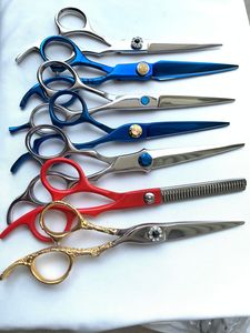 กรรไกรตัดผมสแตนเลสคุณภาพสูงแบบกำหนดเองสำหรับช่างตัดผมมืออาชีพ ใช้ได้ทั้งในร้านและที่บ้าน ขายส่ง - Product Image 5