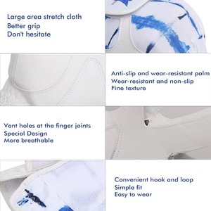 Gants de golf professionnels blancs pour adultes, respirants, en cuir véritable Cabretta, légers, avec fermeture éclair, ajustement parfait, sportifs, exceptionnels - Product Image 6