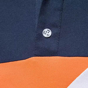 T-shirt de golf tendance et élégant pour un usage quotidien, coupe confortable, look moderne, tissu jersey en coton compressé, séchage rapide - Product Image 3