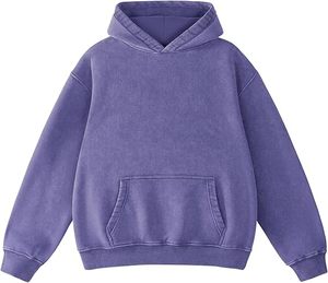 Sudadera con Capucha Vintage con Lavado Ácido, Unisex, Ropa Casual, Sudadera con Capucha con Lavado Ácido y Logotipo Personalizado, Sudadera con Capucha de Moda Urbana, Sudadera con Capucha Lavada al Ácido de Gran Gramaje, Estilo Relajado - Product Image 1