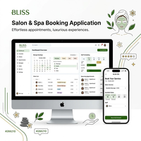 Aplicación móvil y software en línea para reserva de salones y spas, aplicación para programar citas y horarios.