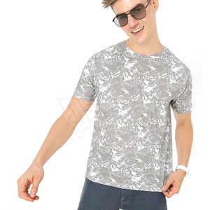 T-shirts d'été 100% coton pour adultes, manches courtes, col rond, prix bas - Product Image 2