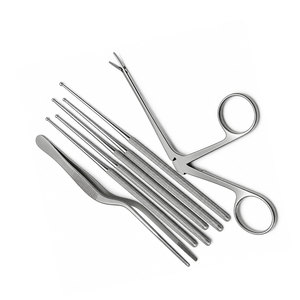 Juego de 7 Instrumentos ORL de Acero Inoxidable Alemán Reutilizables Manuales con Certificación CE, de Alta Calidad, con Raspador Nasal Fomon de Doble Extremo, Garantía de 2 Años - Product Image 6