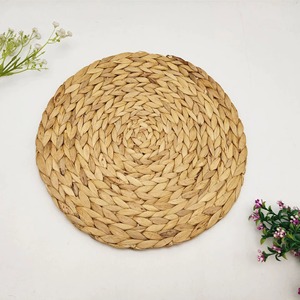 Assiette de présentation en rotin tressé à la main, de luxe, écologique, options personnalisables pour une mise en scène de table élégante, décorations de mariage, vente en gros - Product Image 5