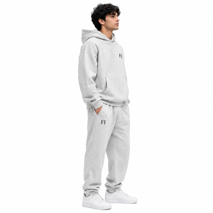 Sudadera con Capucha de Invierno de 2 Piezas, Talla Grande, ODM OEM, Ropa Deportiva, Chándal de Alta Calidad, Estilo Urbano, Corte Holgado, 100% Algodón - Product Image 2
