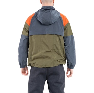 OEM Wholesale Nylon Running Waterproof Windproof Custom Pullover Anorak Windbreaker <b>Jacket</b> For <b>Men</b> Breathable Hooded <b>Jacket</b> - Product Image 2