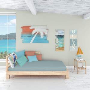 Blue Jay léger Super doux facile d'entretien taie d'oreiller décorative taille standard - Product Image 5