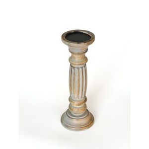 Artistic Wooden Candle Holder Distinctive Home Accent For Wedding <b>Tables</b> Parties And Decorative Settings - Product Image 5