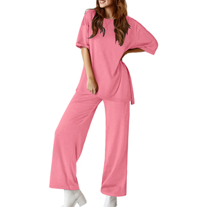 Women's <b>Sets</b> Athletic Matching <b>Set</b> Jogger Bottoms Comfortable Fitness Running Travel Wear Summer Co-ord <b>Set</b> For Women's - Product Image 1