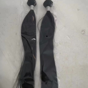 Máquina de 22 pulgadas para extensiones de cabello humano virgen indio de doble trama, puntas gruesas, doble densidad, 100 gramos, permable - Product Image 3