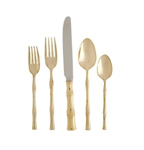 Ensemble de couverts modernes en métal, acier inoxydable, ustensiles durables pour la maison, la cuisine, les restaurants et les services de traiteur - Product Image 3