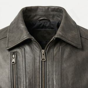 Veste de moto en cuir véritable pour homme de qualité supérieure, nouvelle arrivée, vestes de moto d'hiver, protections amovibles, personnalisables - Product Image 4