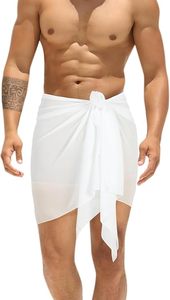 Pareo/Sarong de Algodón para Hombre, Falda de Playa Informal, Cubrebañador con Estampado Digital para Todas las Temporadas - Product Image 1