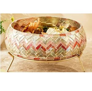 Tazón para Servir Frutas de Aluminio con Acabado Esmaltado de Alta Calidad, Gran Capacidad, Ecológico, Decorativo para Mesa - Product Image 3