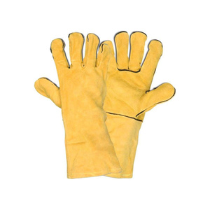 High Quality Cowhide Split Leather Welding Gloves Safety Cuff General Purpose Heavy Duty Abrasion & <b>Fire</b> Resistant - Product Image 1