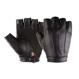 Guantes Deportivos Transpirables Esenciales para Levantamiento de Pesas, Guantes de Gimnasio sin Dedos con Dorso Abierto Curvo para Powerlifting - Product Image 1