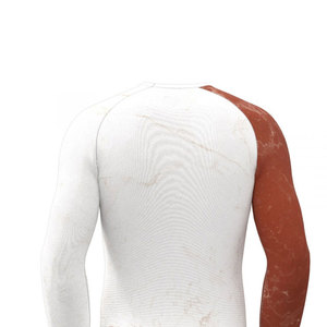 T-shirt de compression à manches longues pour homme, design Solid Trader Elite, coutures renforcées durables, idéal pour l'entraînement et la protection contre les éruptions cutanées - Product Image 4