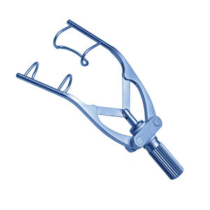 Spéculum ophtalmique ajustable en acier inoxydable avec lames ouvertes en fil métallique, instruments chirurgicaux ophtalmiques de précision de style Kratz, manuel - Product Image 2