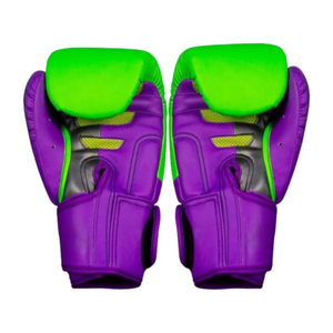 Guantes de Boxeo de Piel Sintética Transpirable Modelo 2026, Color Morado y Verde, Cierre de Velcro, para Adultos, Unisex, Equipo de Artes Marciales - Product Image 6