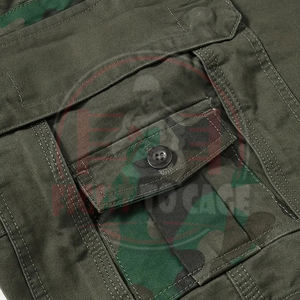 Service OEM – Nouveauté 2026 – Short Cargo Décontracté pour Homme en Coton 100% – Couleur Verte – Qualité Supérieure – Confortable pour l'Été - Product Image 6