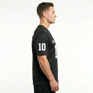 เสื้อเจอร์ซีย์ตาข่ายพิมพ์ลายดิจิทัลสำหรับผู้ชายเสื้อฝึกฟุตบอลเสื้อตาข่ายสำหรับผู้ชายเสื้อฟุตบอลคอวีตาข่ายสำหรับผู้ชาย - Product Image 3