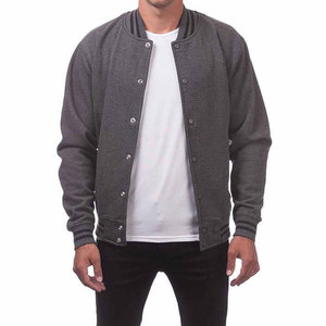Dernier modèle de veste de baseball d'hiver pour homme avec col montant, tissu respirant écologique, design personnalisable, faible MOQ, vente en gros - Product Image 1