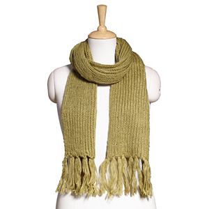 Nordic Style Unisex Knitted <b>Scarf</b> - Winter Pattern Soft Muffler - Custom Logo Ribbed Knit Fashion Accessory - Product Image 5