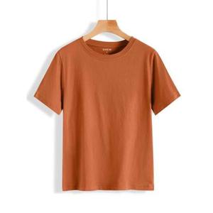 O <b>Neck</b> <b>Light</b> Pink T-shirt For Women's High Quality Tshirt Plain Print Quick Dry Eco Friendly 100% Cotton Gym T-shirts - Product Image 2