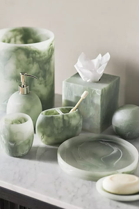 Ensemble de salle de bain en résine fait main à prix de gros avec coffret cadeau personnalisé à bas prix, fabriqué en Inde - Product Image 5