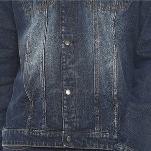 Chaqueta de Mezclilla Casual de Invierno para Hombre, 100% Algodón, Ecológica, Transpirable, con Logotipo Frontal, Material Suave para Uso en Exteriores y Viajes - Product Image 5